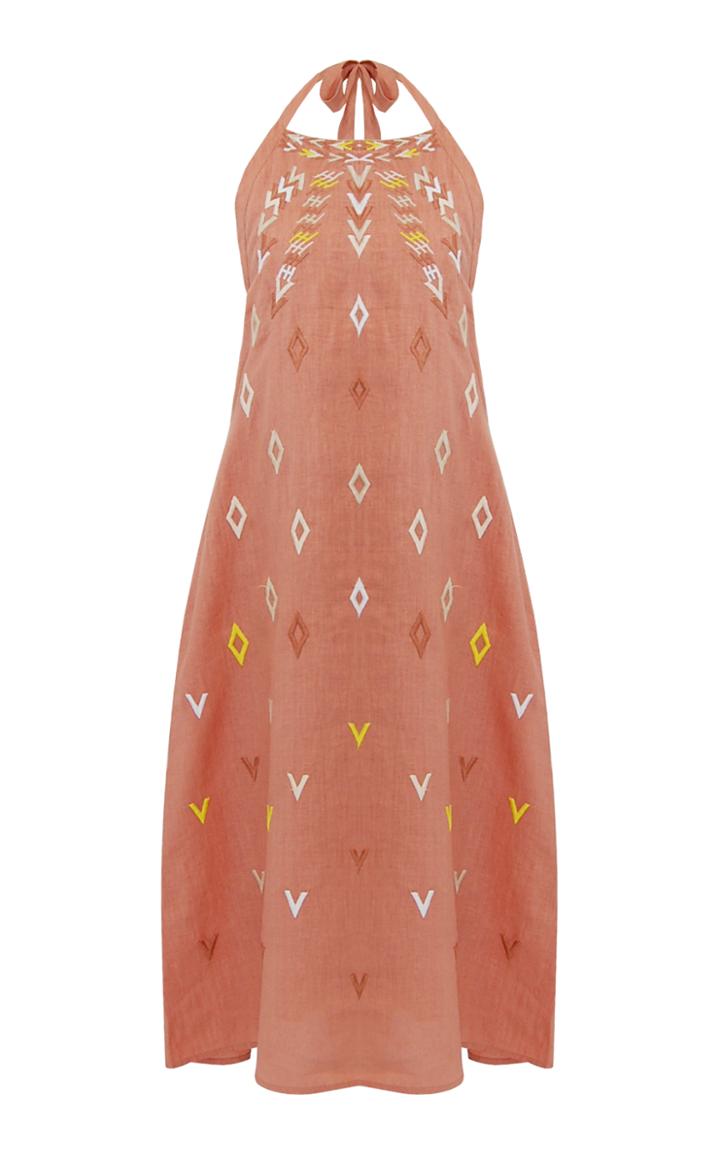 Mochi Gina Halter Midi Dress