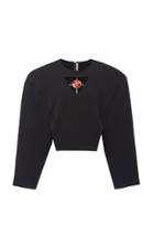 Christopher Kane Structured Cotton Gemstone Top