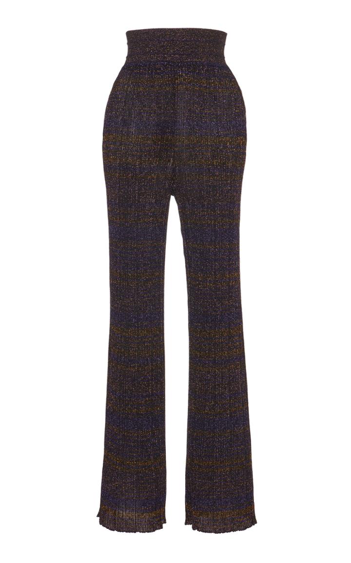 Moda Operandi Missoni Ribbed-knit Straight-leg Pants