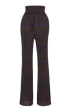 Moda Operandi Missoni Ribbed-knit Straight-leg Pants