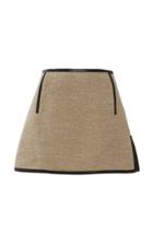Moda Operandi Christopher Esber Woven Outlined Mini Skirt