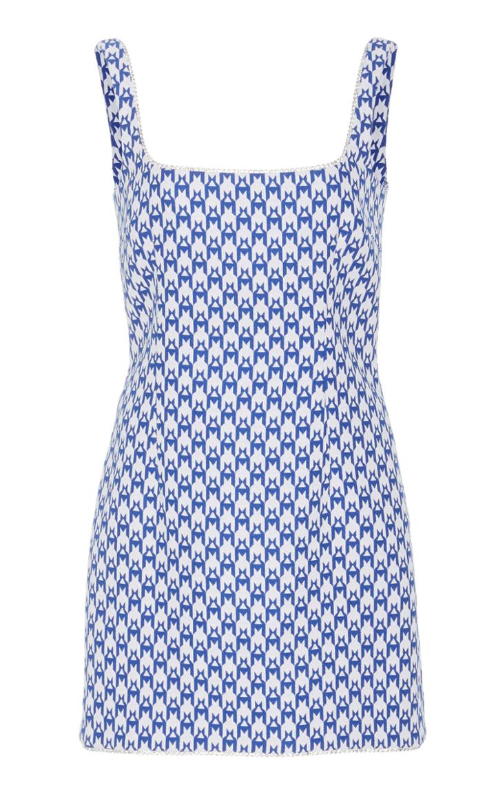 Moda Operandi Area Crystal Embellished Printed Mini Dress Size: 0