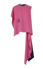 Delpozo Bicolor Top With Brooch