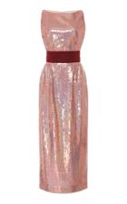 Markarian Kashni Iridescent Sequin Midi Dress