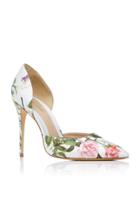 Monique Lhuillier Shannon Floral Pump