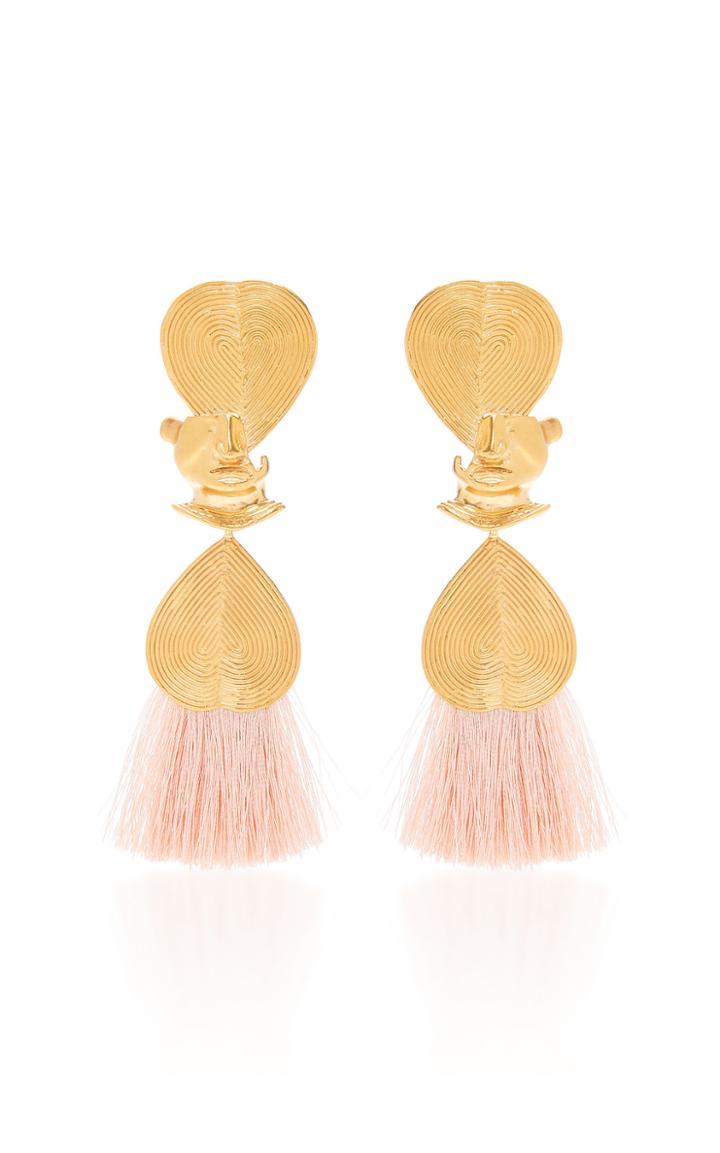 Pm X Cano X Jo Almas Tropicales Gold Earrings