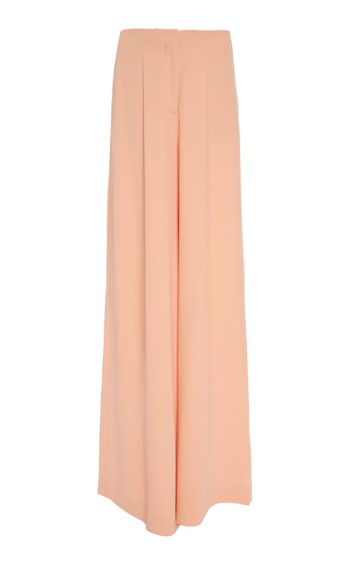 J. Mendel Wide-leg Silk Crepe Pant