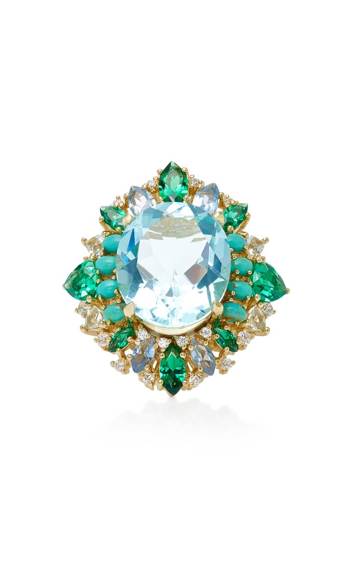 Anabela Chan M'o Exclusive Aqua Poseidon Ring