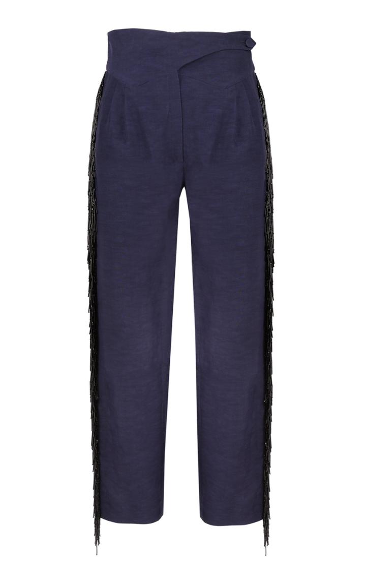 Moda Operandi Blaz Milano Chips Basque High-rise Fringed Skinny Pants Size: 0