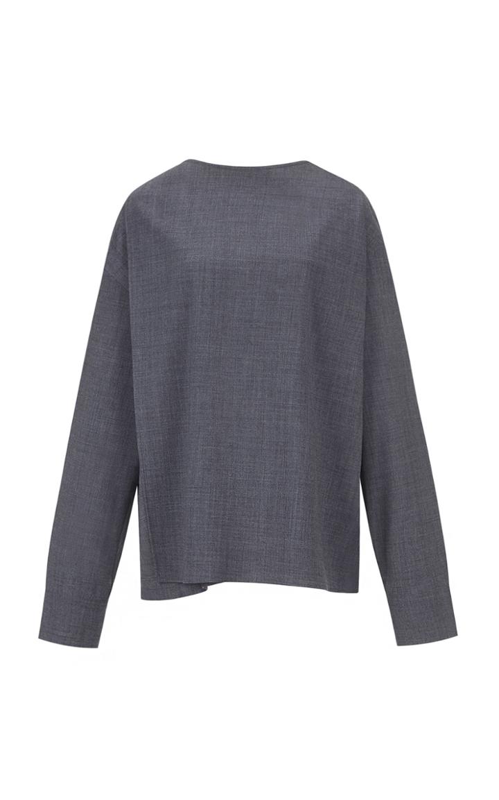 Moda Operandi Le17 Septembre Draped Wool-blend Blouse