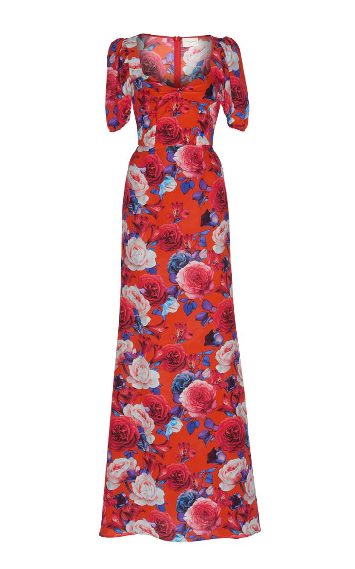 Giuseppe Di Morabito Printed Silk Maxi Dress