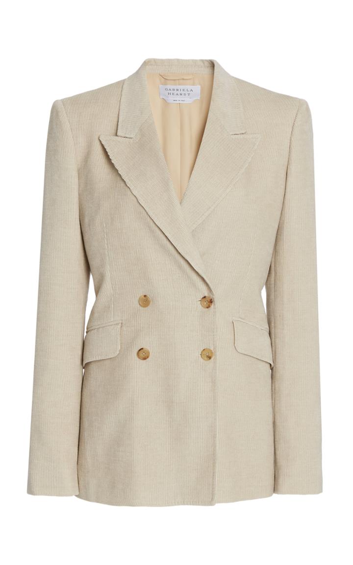 Moda Operandi Gabriela Hearst Stephanie Linen-cotton Blazer