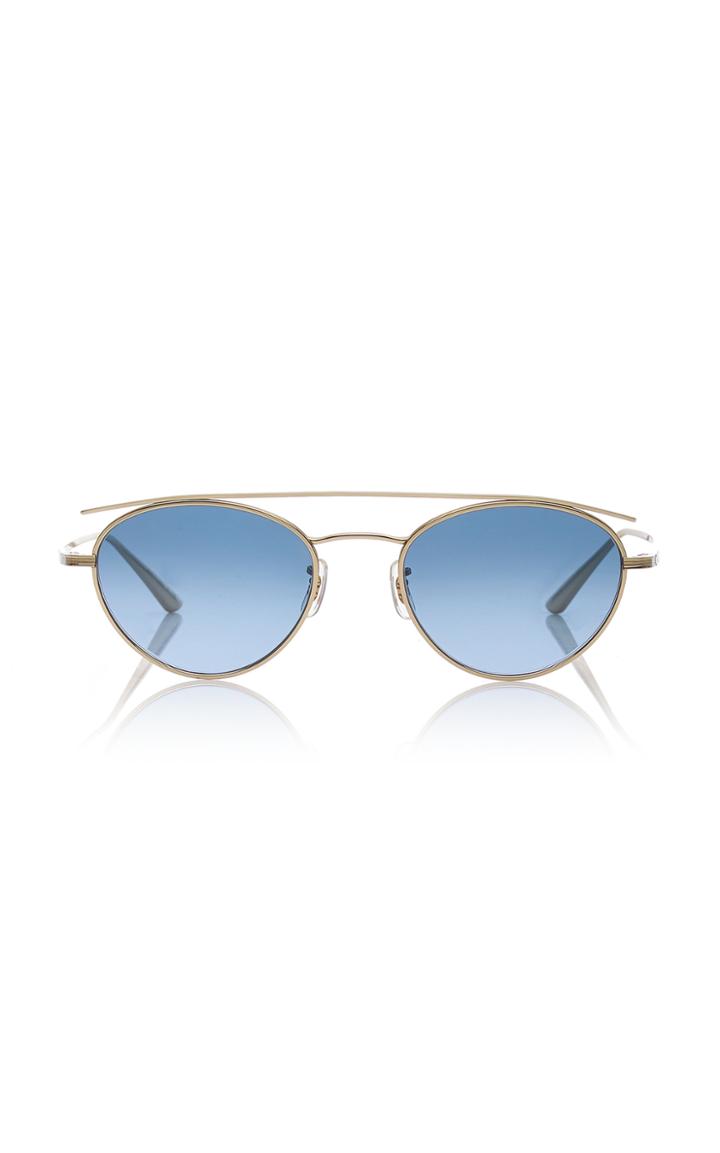 Oliver Peoples The Row Hightree Titanium Aviator Sunglasses