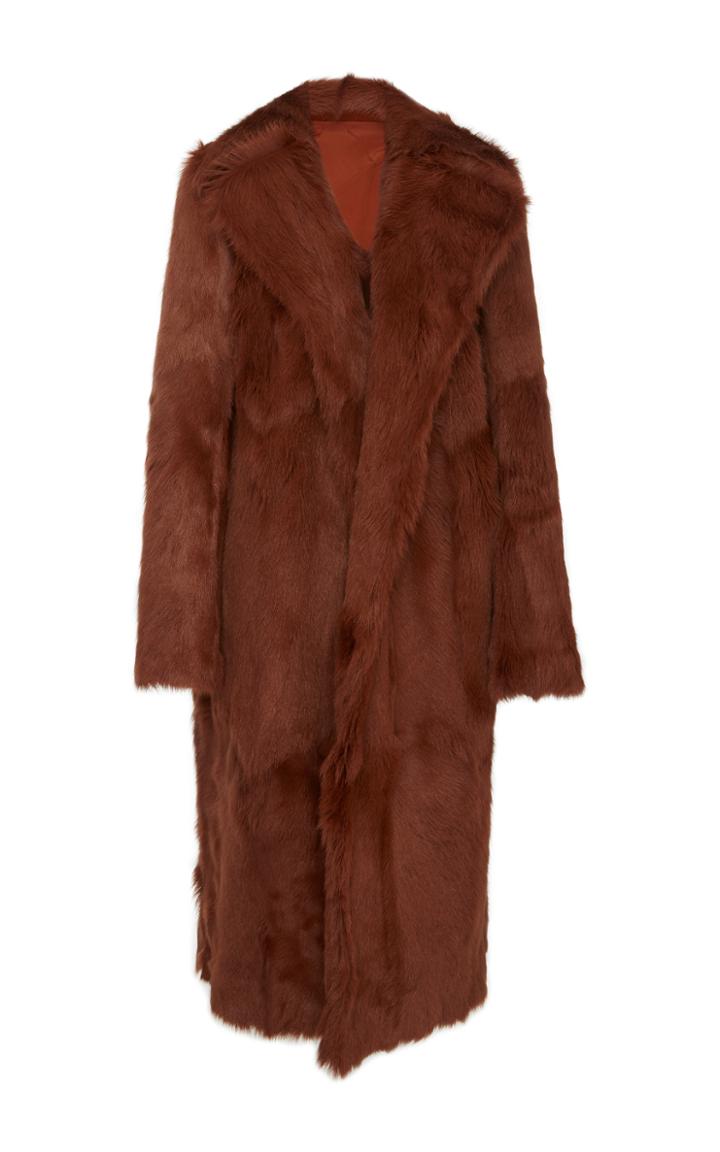 Tory Burch Anya Goat Fur Coat