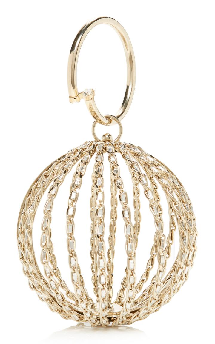 Rosantica Wendy Brass And Crystal Bag