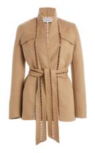 Moda Operandi Gabriela Hearst Proteus Leather-detailed Cashmere Jacket