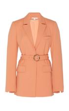 Moda Operandi Jonathan Simkhai Nadia Belted Crepe Blazer Size: 0