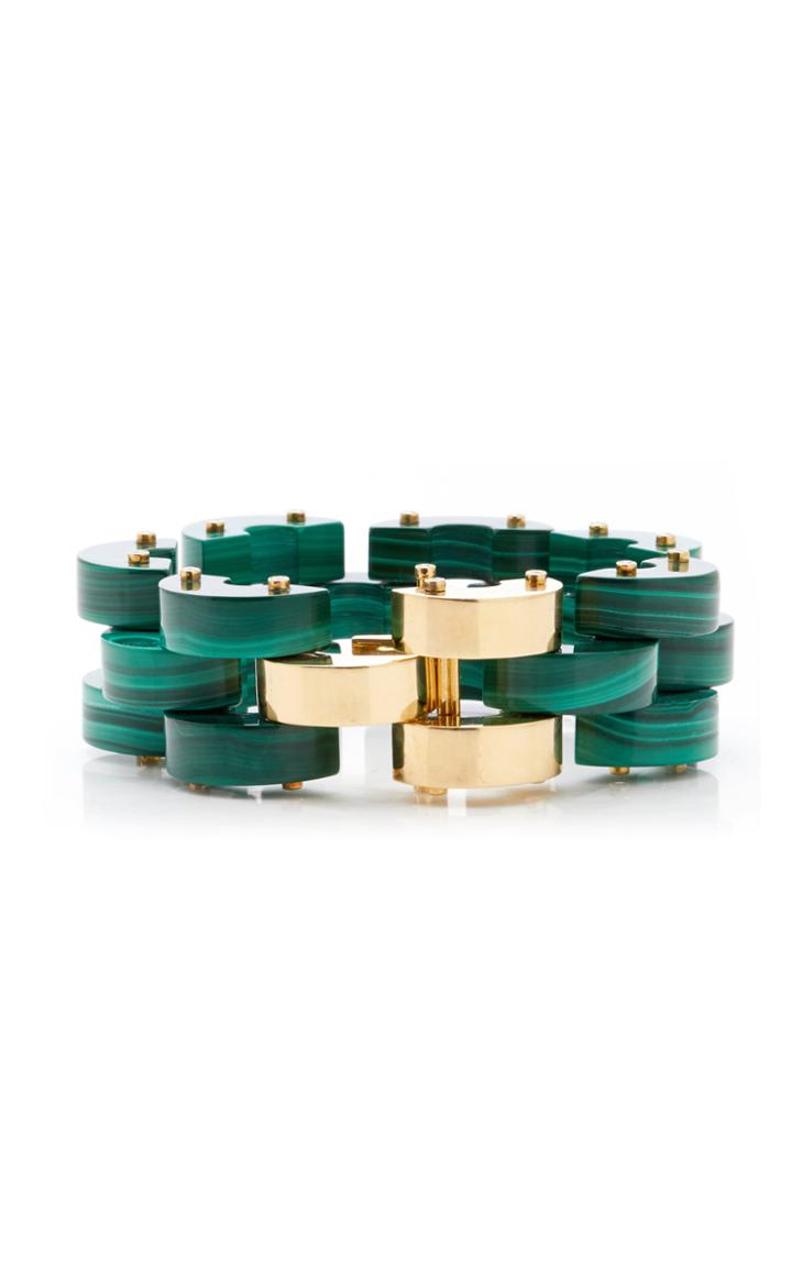 Moda Operandi Tiina Smith Vintage Aletto Brothers Malachite Link Bracelet