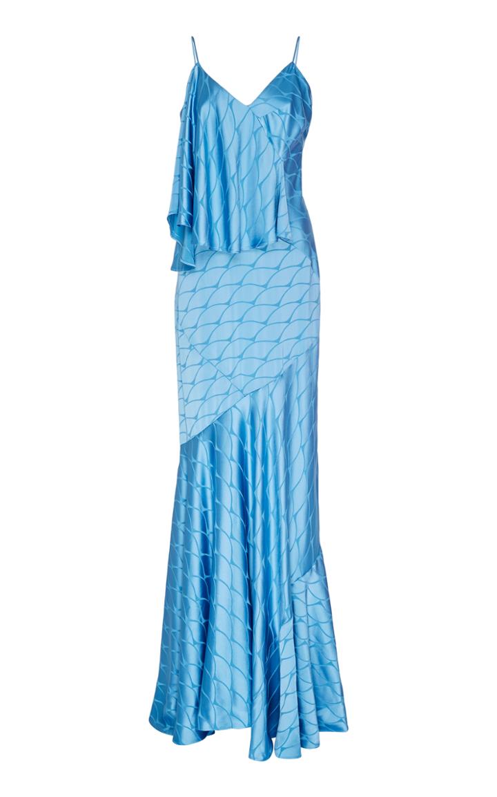 Moda Operandi Zac Posen Draped Satin-jersey Maxi Dress Size: 0