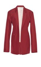 Victoria Beckham Tailored Silk Taffeta Jacket
