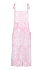 Moda Operandi Juliet Dunn Pink Tie Shoulder Dress In Palladio Print