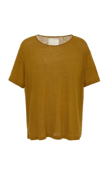 Tempus Now Kalahari Hemp-cotton Crewneck T-shirt