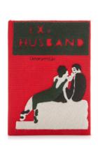 Olympia Le-tan Ex-husband Appliqud Embroidered Canvas Clutch