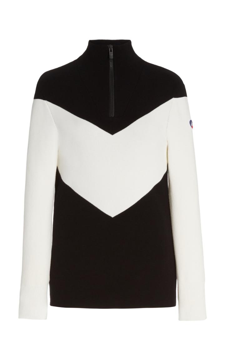 Fusalp Scarlett Ribbed Half-zip Sweater