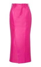 Moda Operandi Marni Leather Wrap-effect Midi Skirt Size: 40