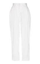 Philosophy Di Lorenzo Serafini High-waist Cotton-linen Pants