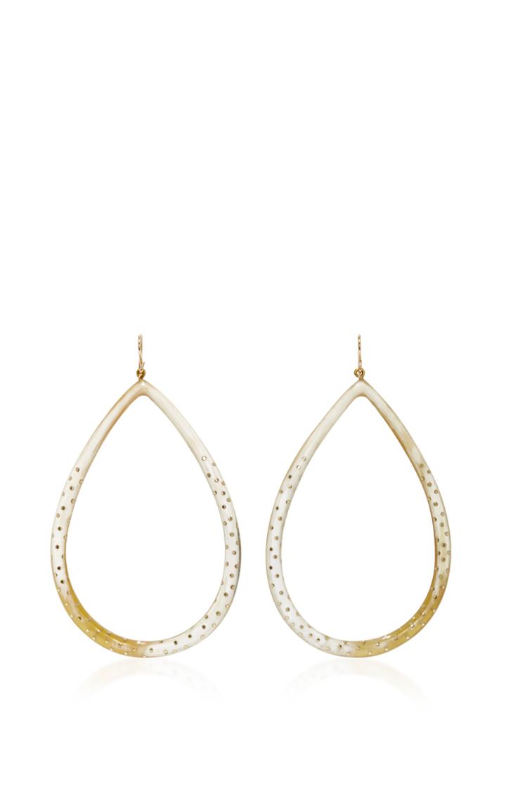 Ashley Pittman Kambi Horn And Bronze Earrings