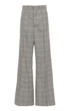 Marni Mid-rise Wide-leg Plaid Pants