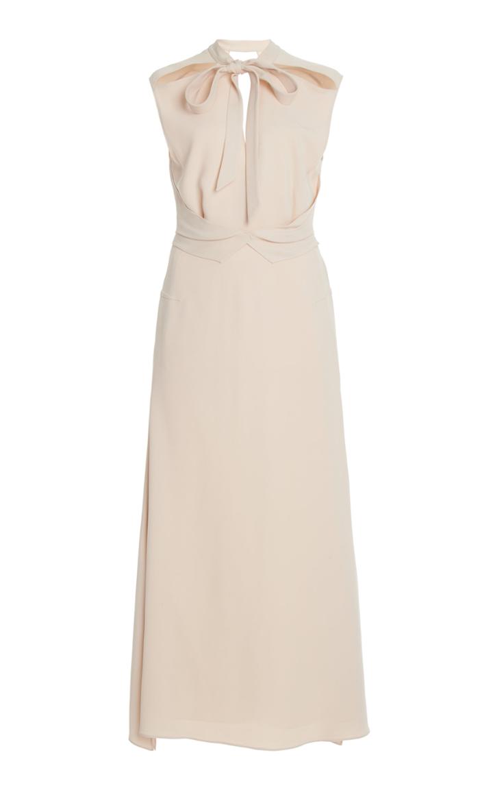 Moda Operandi Roland Mouret Katios Midi Tie Neck Dress