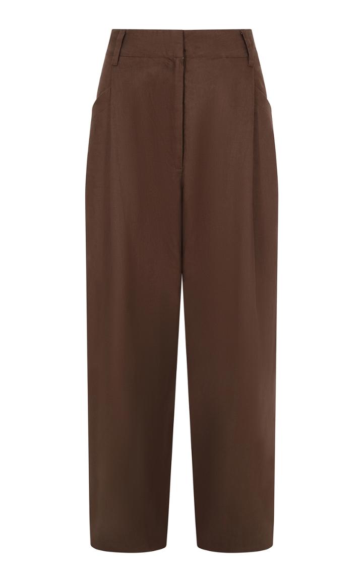 Moda Operandi Aexae Linen Straight-leg Pants