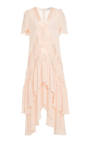 Lug Von Siga Asymmetric Chiffon Dress