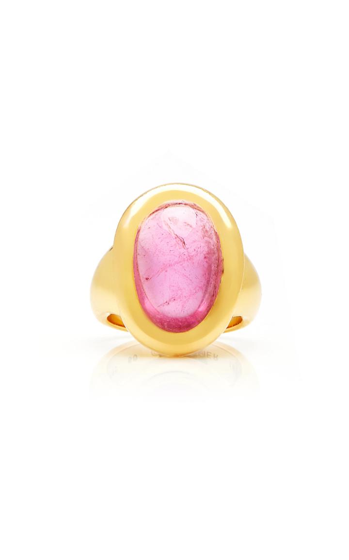 Moda Operandi Particulieres Cartier Pink Tourmaline Ring, Circa 1990s Size: 5.25