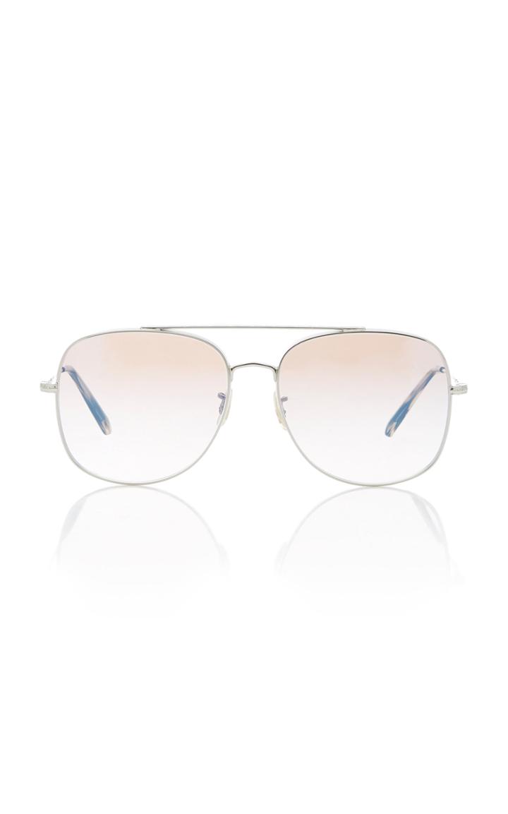 Oliver Peoples Taron Metal Square-frame Sunglasses