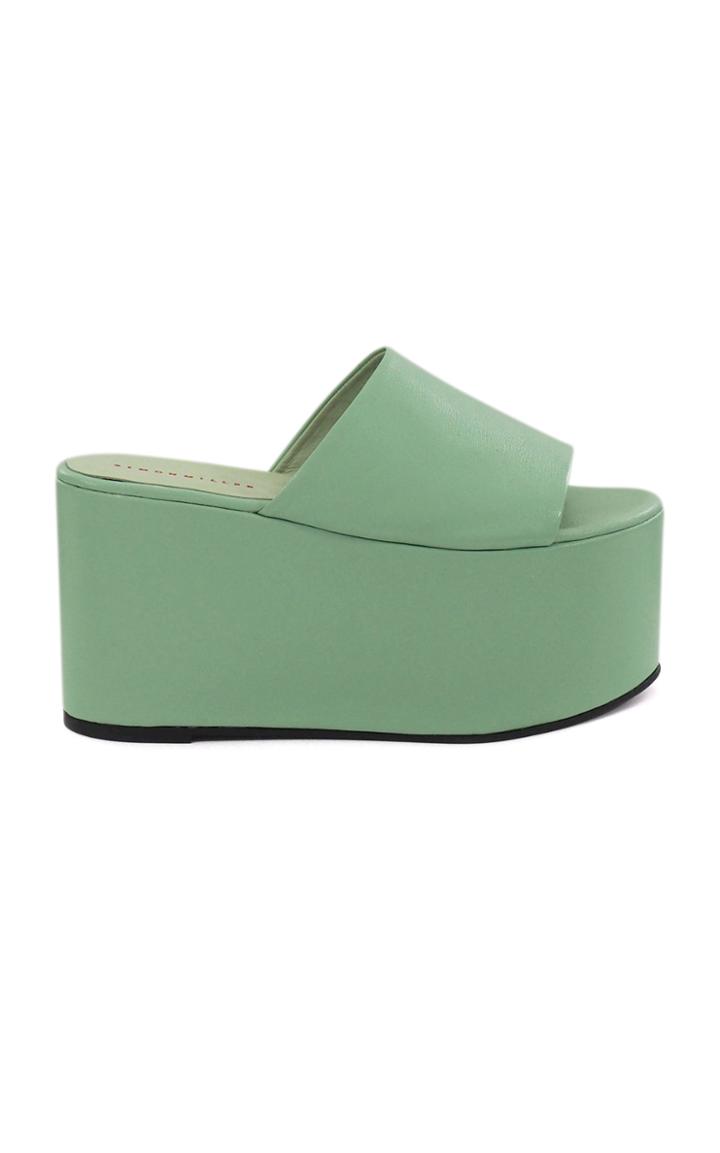 Simon Miller Blackout Leather Platform Sandals