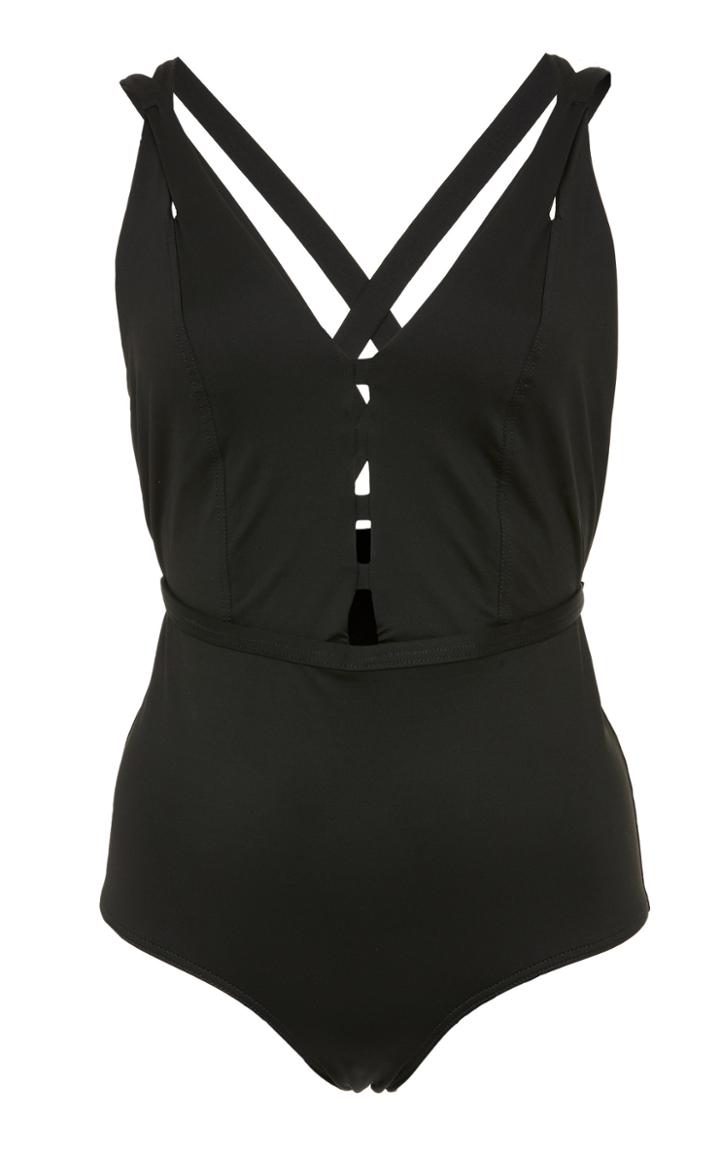 Ephemera Crossed One Piece Swimsuit