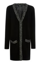 Paule Ka Wool-blend Long Sleeve Cardigan