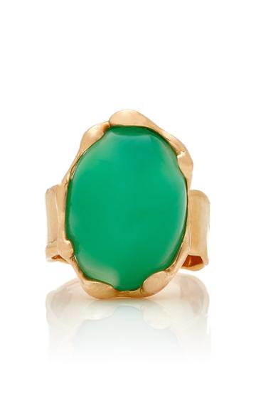 Lucifer Vir Honestus Chicco Ring With Chysoprase