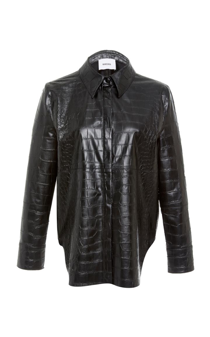 Nanushka Naum Croc Top