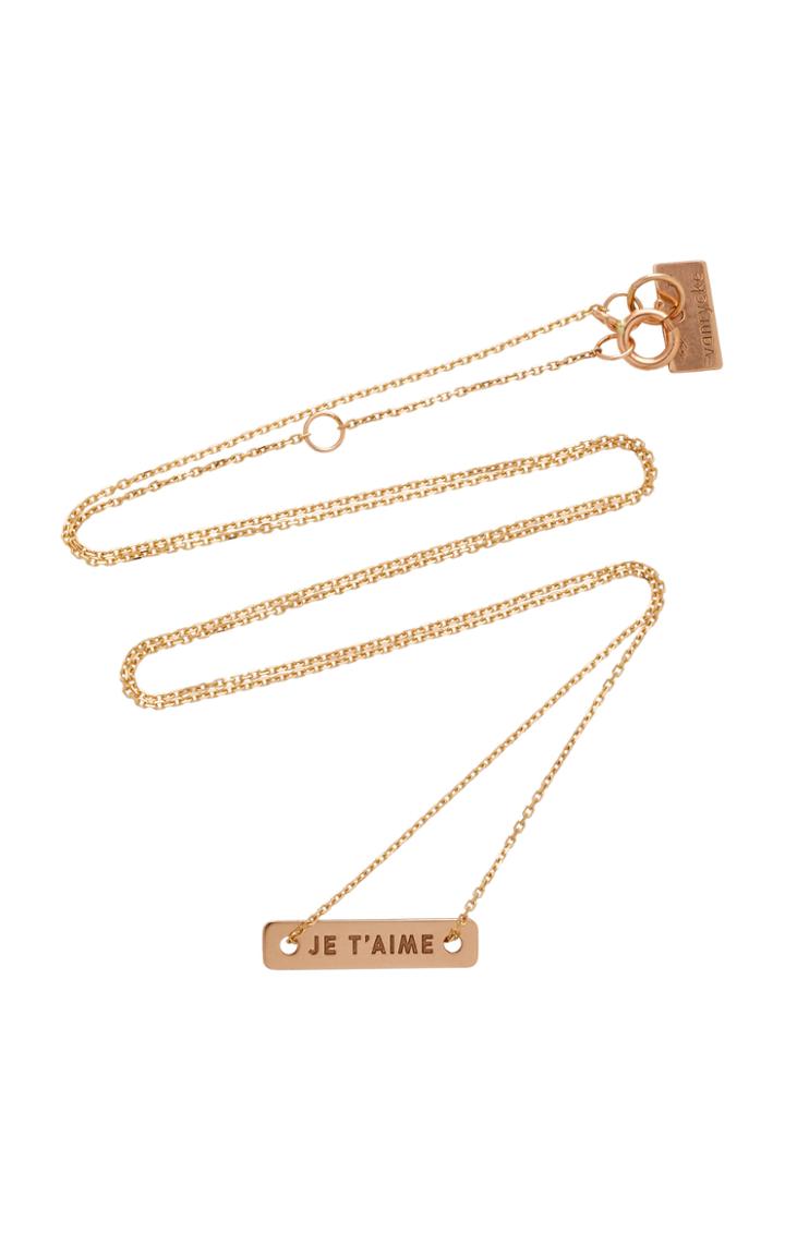 Vanrycke Bonnie & Clyde 18k Rose Gold Necklace
