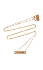 Vanrycke Bonnie & Clyde 18k Rose Gold Necklace
