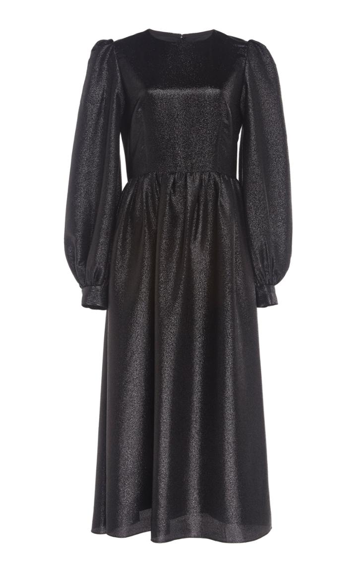 Marc Jacobs Pleated Silk-blend Dress
