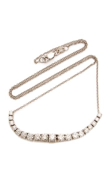 Maria Jose Jewelry 18k White Gold And Diamond Necklace