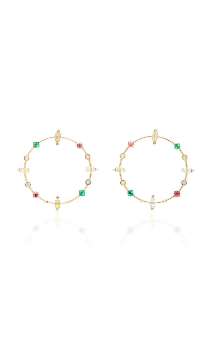 Carolina Neves Large Circle Earrings
