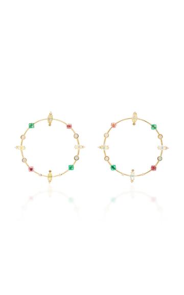 Carolina Neves Large Circle Earrings