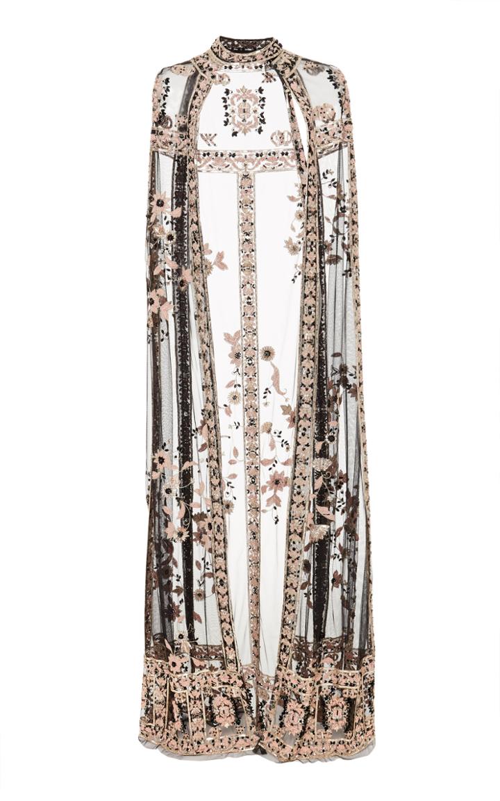 Moda Operandi Cucculelli Shaheen Sacred Geometry Tulle Cape