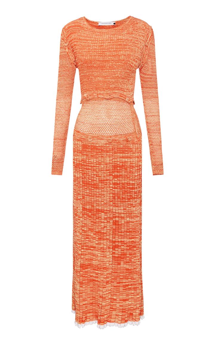 Moda Operandi Christopher Esber Deconstructed Mesh Knit Dress